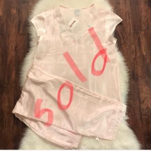 2 pc set pink pajamas